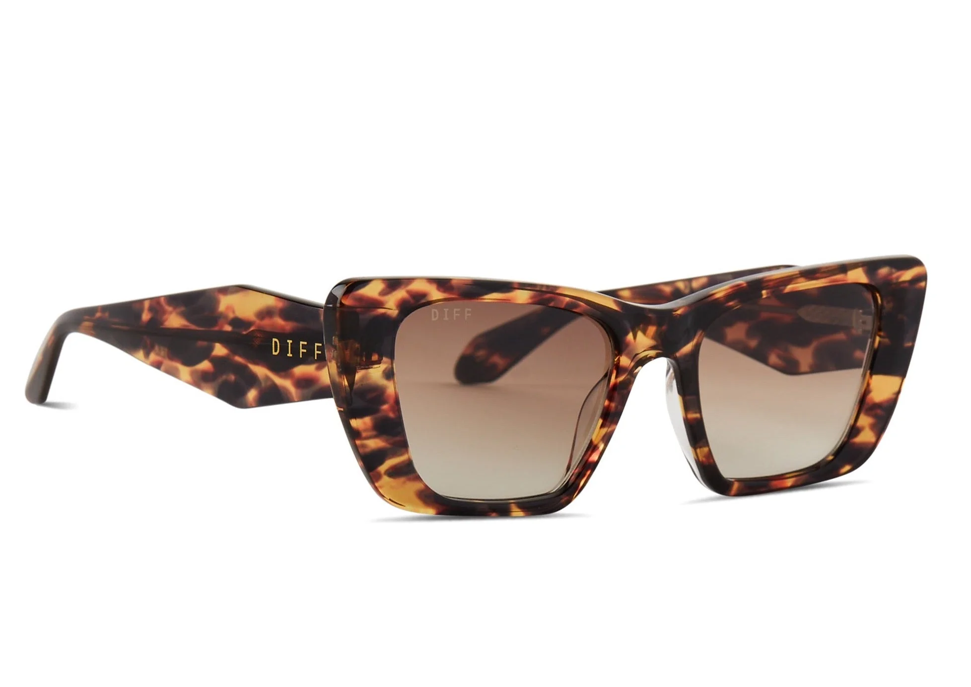 Aura Sunglasses - Tortoise and Brown Gradient - Image 4