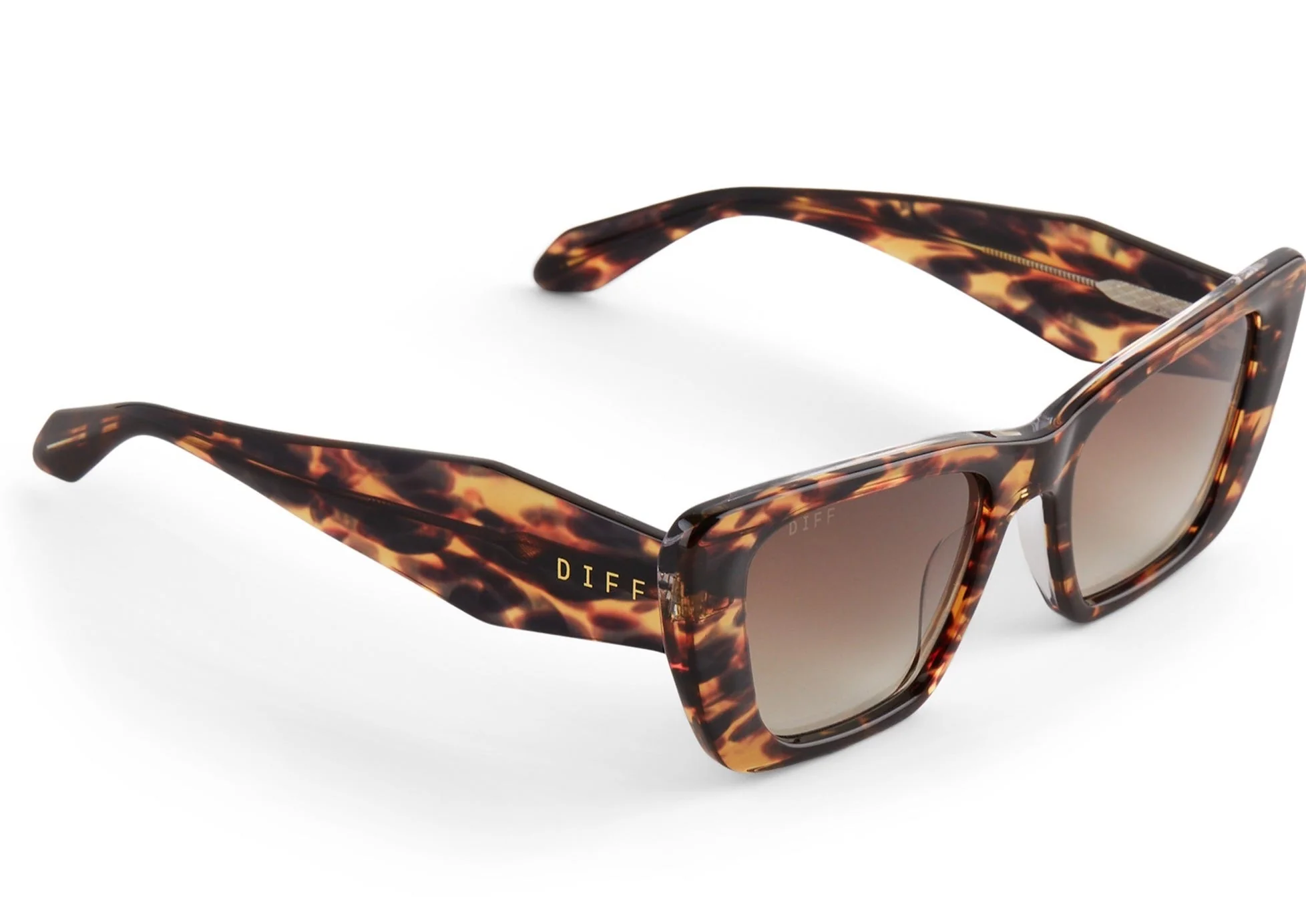 Aura Sunglasses - Tortoise and Brown Gradient - Image 5