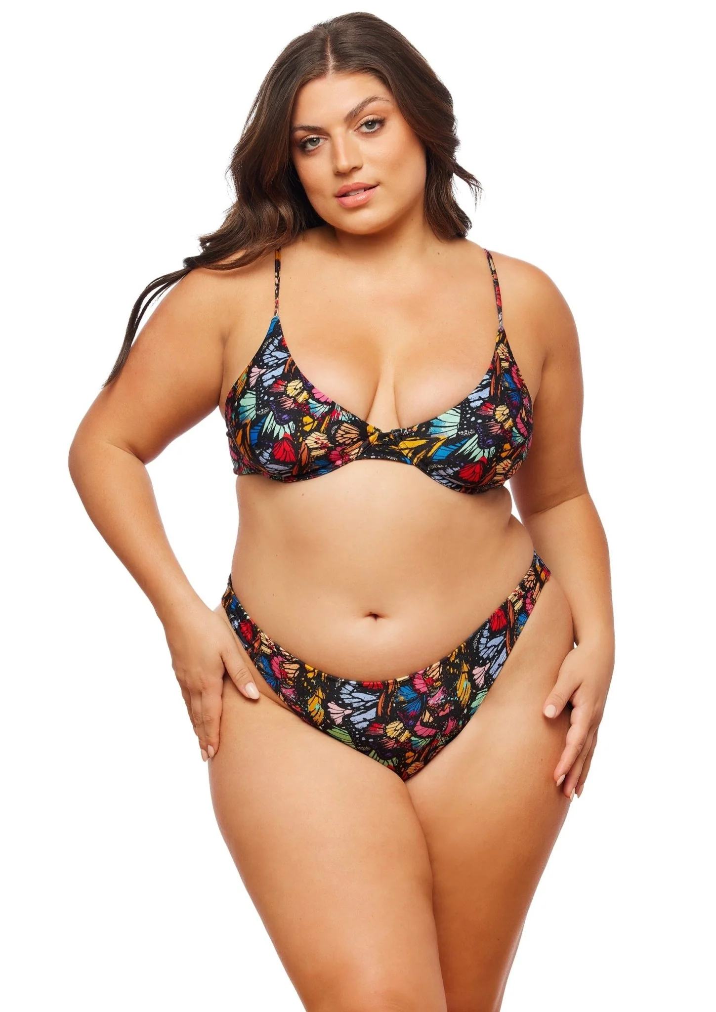 Cayman Mid Rise Bikini Bottom - Mariposa - Image 11